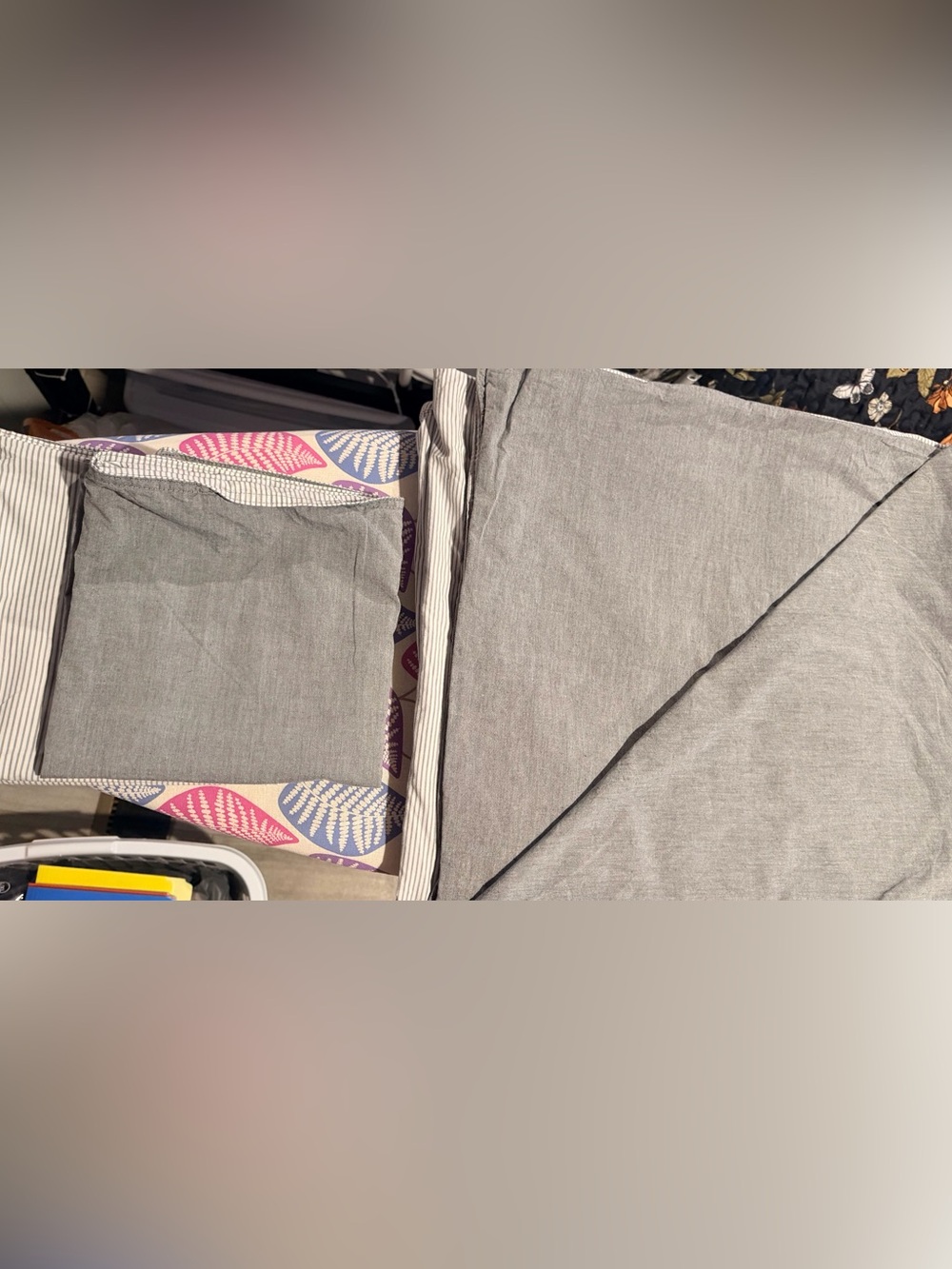 IKEA King Size Duvet Cover set with Pillow cases Small imperfections